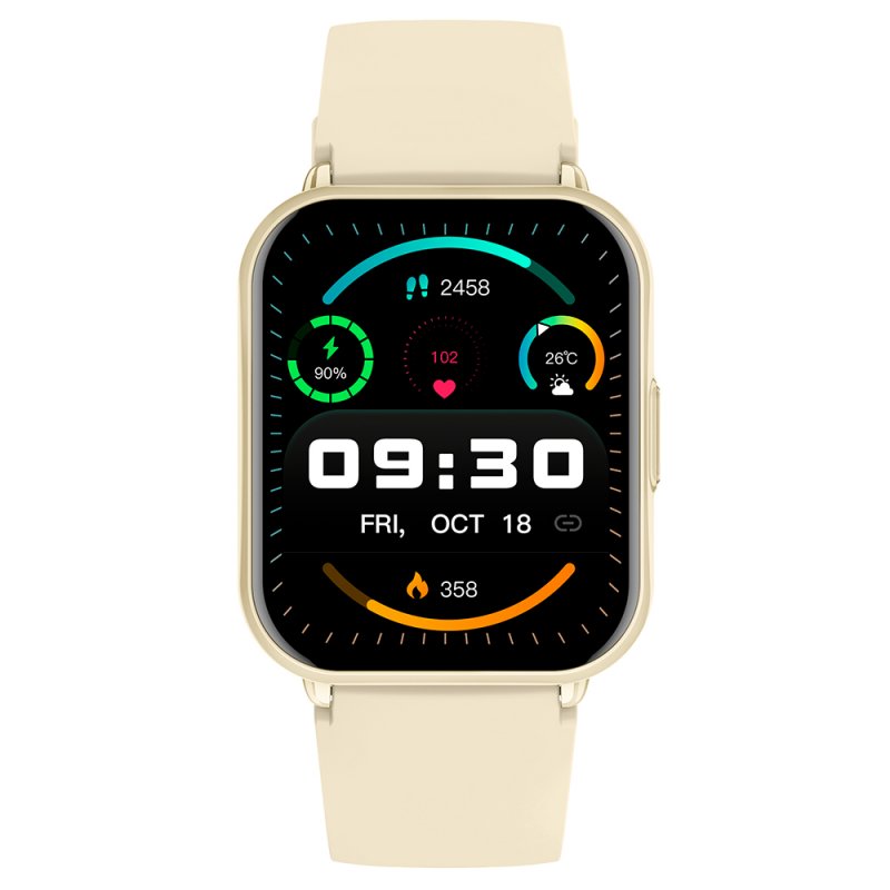 Smartwatch COOL Cascais Silicona Champagne (Llamadas, Salud, Deporte)