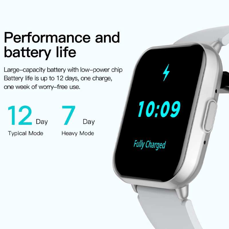 Smartwatch COOL Cascais Silicona Negro (Llamadas, Salud, Deporte)