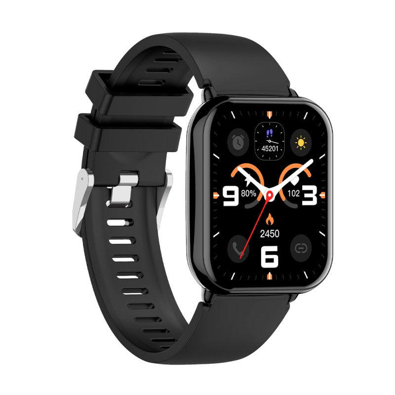 Smartwatch COOL Cascais Silicona Negro (Llamadas, Salud, Deporte)