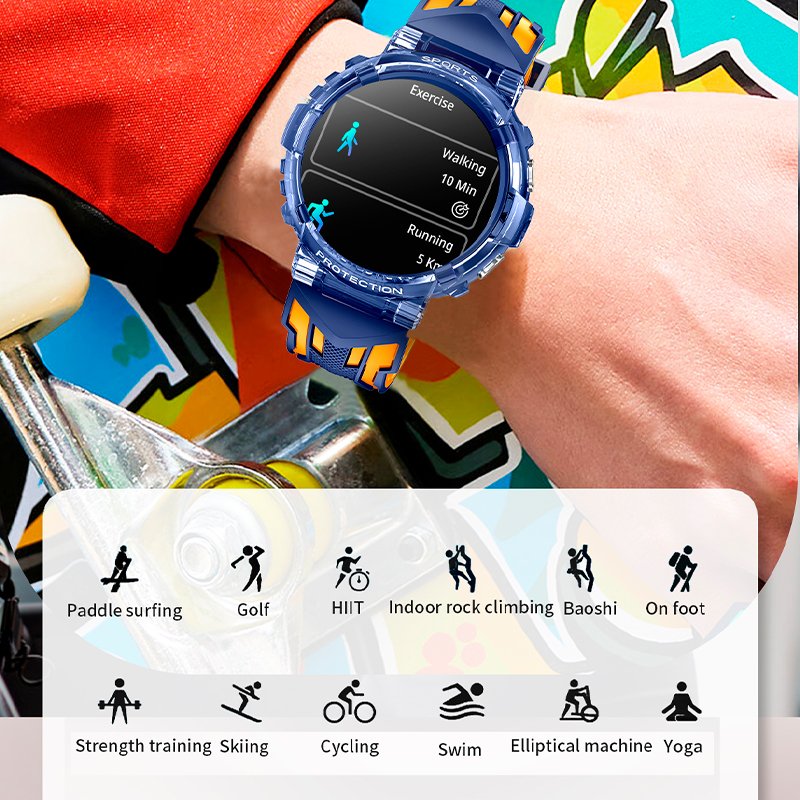 Smartwatch COOL Clever Silicona Azul (Llamadas, Salud, Deporte)