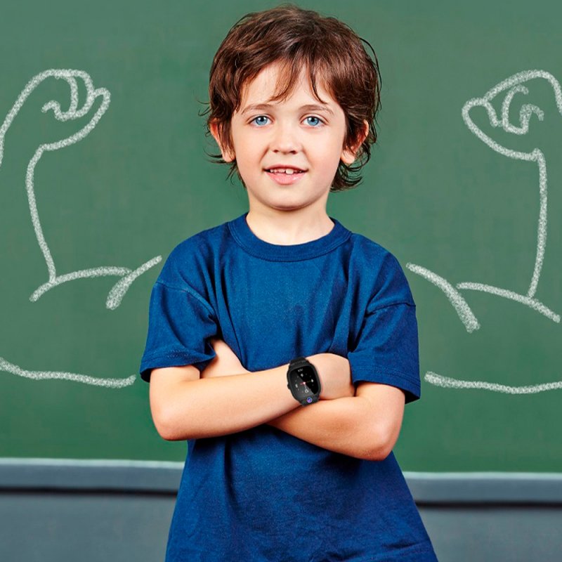 Smartwatch COOL Kids 4G GPS Silicona Azul (Localización, Videollamadas, SIM)