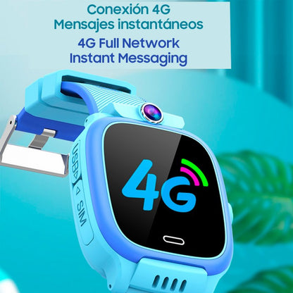 Smartwatch COOL Kids 4G GPS Silicona Azul (Localización, Videollamadas, SIM)