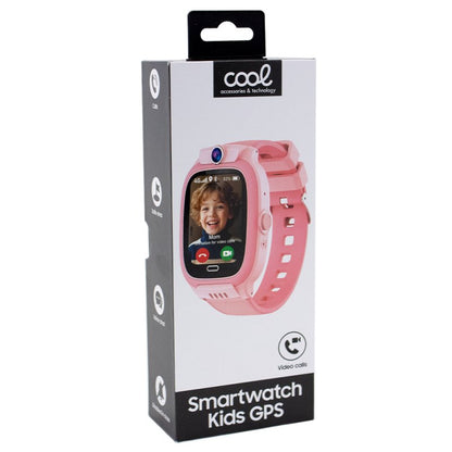 Smartwatch COOL Kids 4G GPS Silicona Rosa (Localización, Videollamadas, SIM)