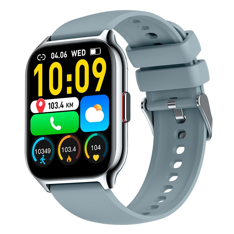 Smartwatch COOL Nova Silicona Gris (Llamadas, Salud, Deporte)