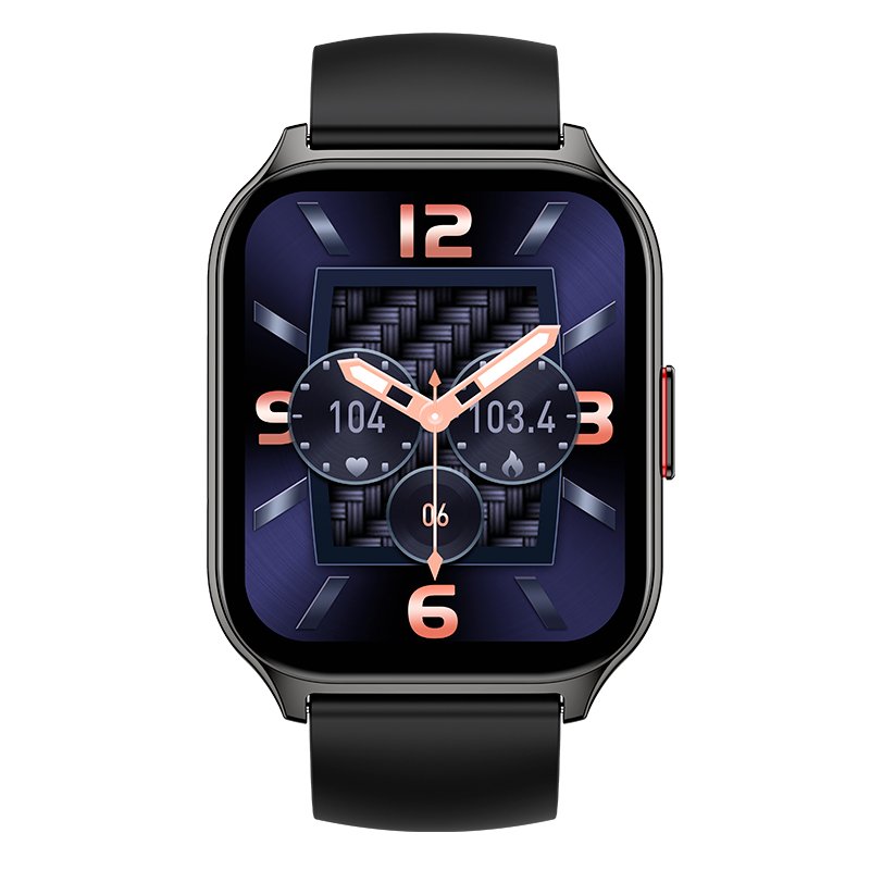 Smartwatch COOL Nova Silicona Negro (Llamadas, Salud, Deporte)
