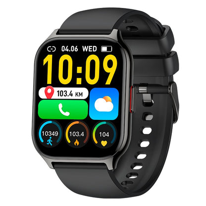 Smartwatch COOL Nova Silicona Negro (Llamadas, Salud, Deporte)