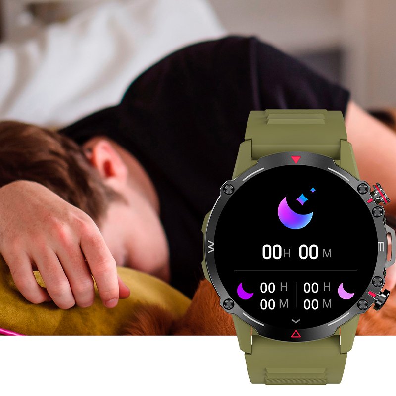 Smartwatch Pantalla Amoled COOL Adventure Silicona Verde (Llamadas, Salud...)