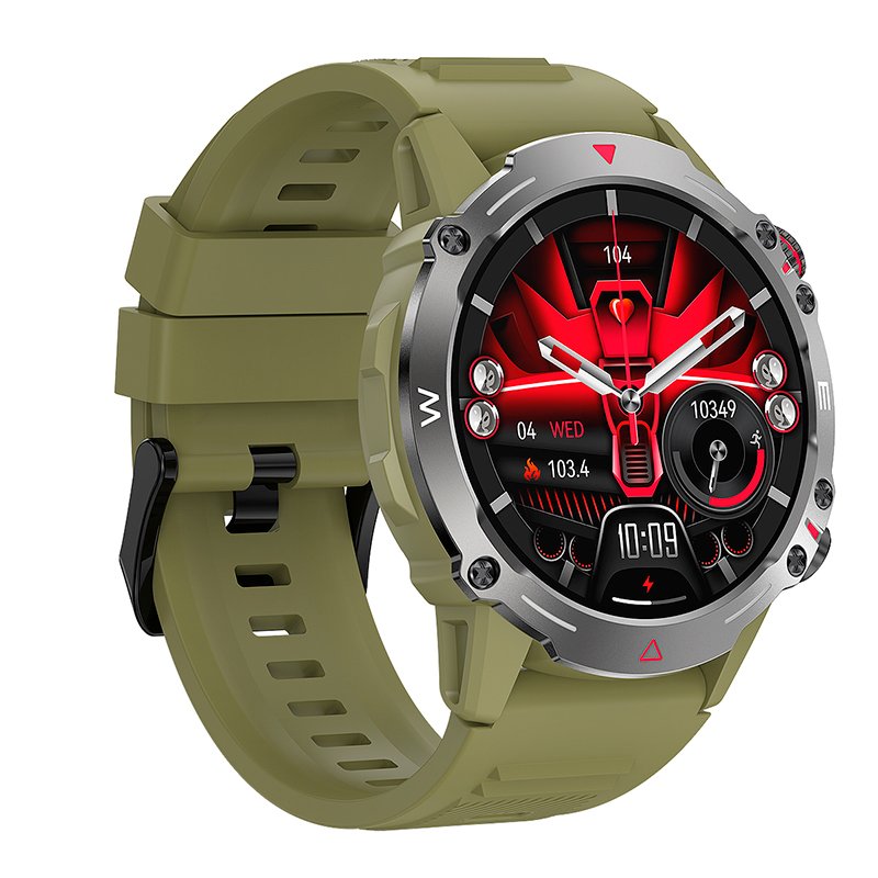 Smartwatch Pantalla Amoled COOL Adventure Silicona Verde (Llamadas, Salud...)