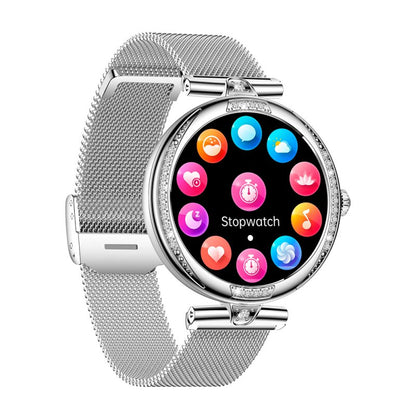 Smartwatch Pantalla Amoled COOL Mónaco + 2 Correas (Llamadas, Salud) Plateado
