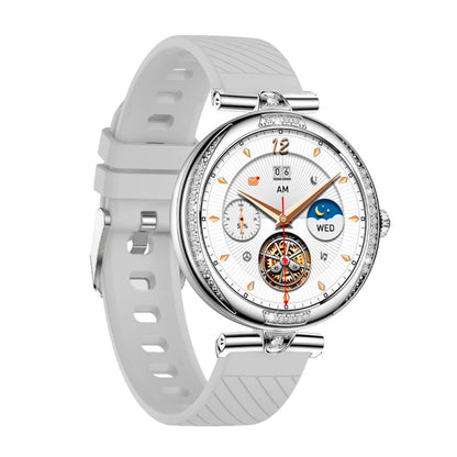 Smartwatch Pantalla Amoled COOL Mónaco + 2 Correas (Llamadas, Salud) Plateado