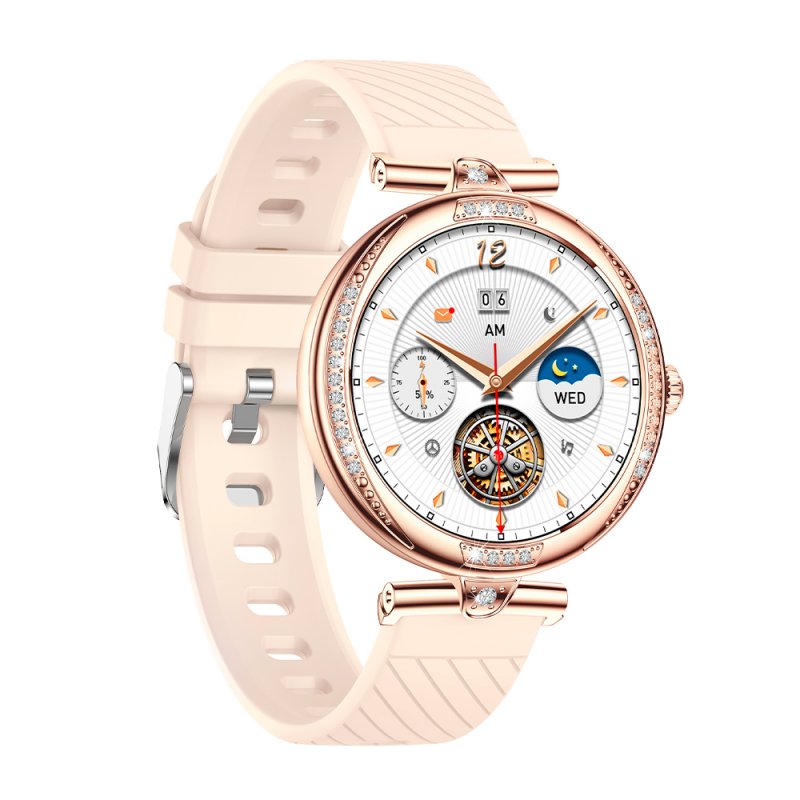 Smartwatch Pantalla Amoled COOL Mónaco + 2 Correas (Llamadas, Salud) Rose Gold