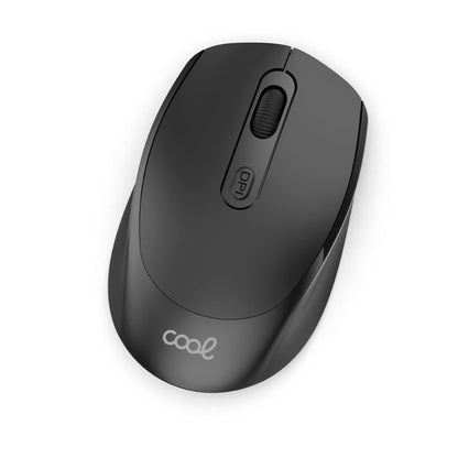 Teclado Office Inalámbrico PC Kit + Ratón COOL Enter Negro (Español)