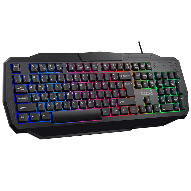 Teclado PC Gaming USB (Combo 4 en 1) + Raton + Auriculares + Alfombrilla COOL Youth (Español)