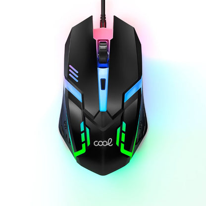 Teclado PC Gaming USB (Combo 4 en 1) + Raton + Auriculares + Alfombrilla COOL Youth (Español)