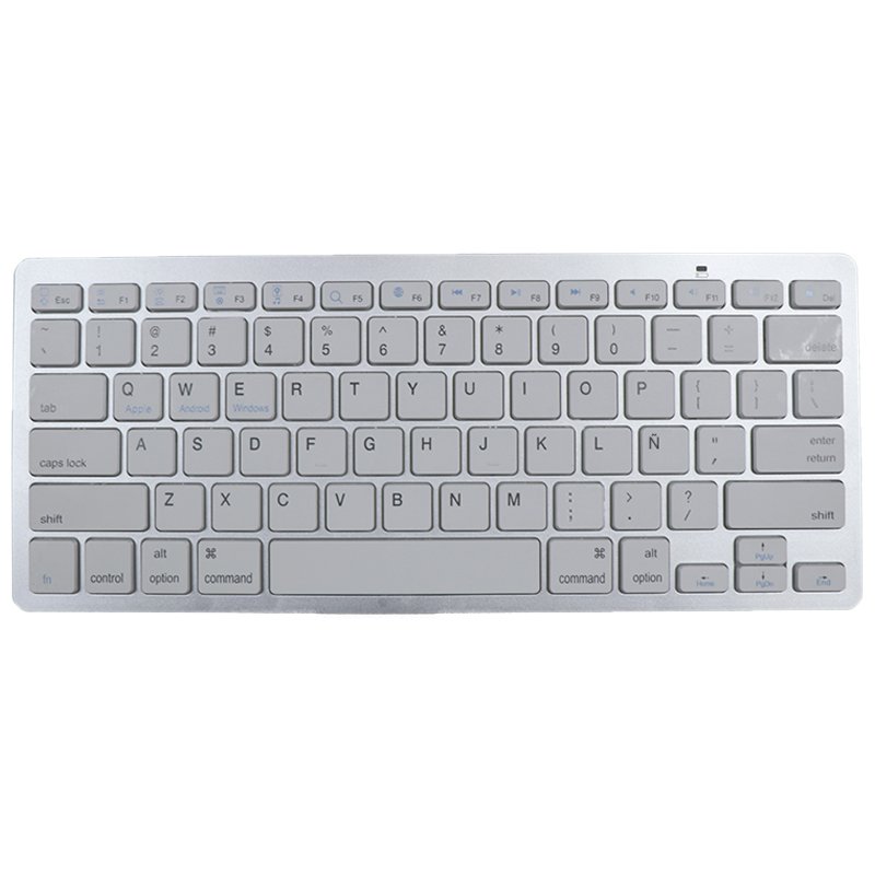 Teclado Slim Bluetooth PC / Tablet COOL Blanco (Español)