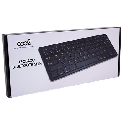 Teclado Slim Bluetooth PC / Tablet COOL Negro (Español)