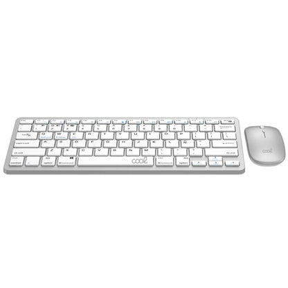 Teclado y Ratón Bluetooth PC / Tablet COOL Mobility Blanco (Español)